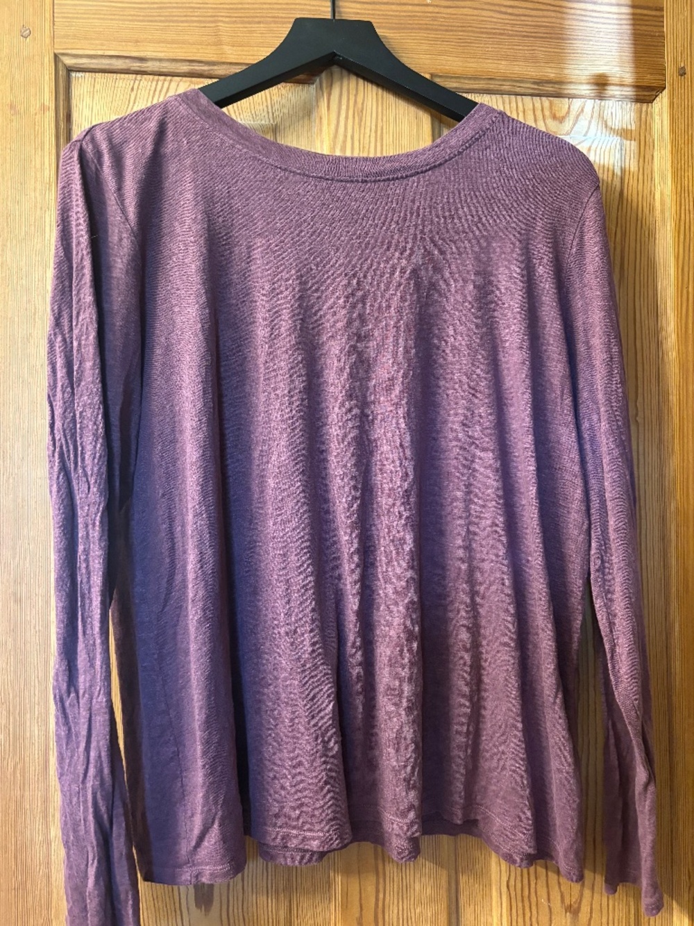 Eileen Fisher linen LS Tshirt